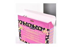 China Retail Hanging Hook Folding Paper Box with Window Customized Coated Paper Material supplier