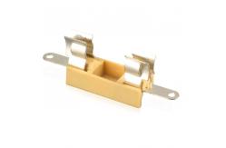China Yellow 250V 5x20 PCB Mount Fuse Holder PTF Fuse Terminal Block supplier