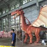 Mechanical Animatronic Dragons Waterproof Theme Park Dinosaur for sale