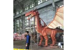 China Mechanical Animatronic Dragons Waterproof Theme Park Dinosaur supplier