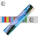 Durable Custom Lenticular Printing / Catoon 3d Lenticular Ruler For Kids