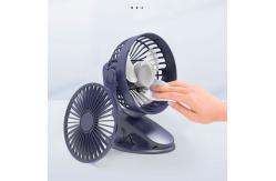 China Quiet Air Cooling Portable Clip Fan 143*83*165mm Push Button Control supplier