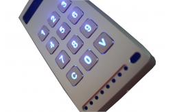 China 4 x 3 Customizable Backlit Metal Keypad With Aluminium Die Casting Case supplier