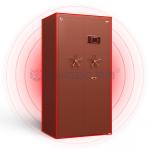 Double Alarm Solid Movable Steel Safe Cabinet Door H1800mm For Security