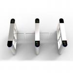 1.2mm SUS 304 Hairline 400 Swing Gate Turnstile Biometric Access Control for sale