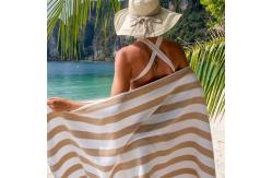 China 76*180cm Cotton Beach Towels Comfortable With Modern Minimalist Style supplier