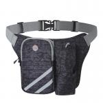 Customized Running Waist Bag For Phone Water Bottle Sports Fanny Pack Fitness Dual Pocket Running Belt Waist Bag for sale