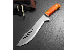 China Polish Hunting Knife 44cm 3.5mm High Carbon Machete Plastic Handle Piercing supplier