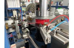 China Automatic Detection Automatic Cable Strapping Machine Coil With PLC Control Panel supplier