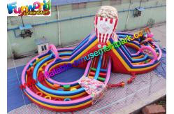 China School Inflatable Obstacle Course Funworld Commercial Grade Giant Candy supplier
