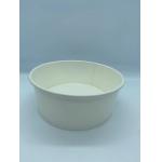 1150ml Biodegradable Disposable White Paper Bowl With PE Coating for sale