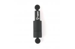 China Data Encryption Round Custom USB Flash Drives PVC/Silicone Material supplier