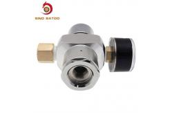 China 0-30 PSI Mini CO2 Regulator Beer Aluminium Low Pressure Single Gauge supplier