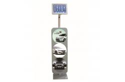China Workstation iPad Kiosk Stand Bracket Locking Clamshell with Billboard supplier