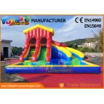 Water - Proof Giant Inflatable Water Slide / Outdoor Inflatable Pool Park for sale
