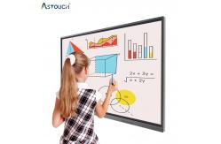China Teaching Interactive Whiteboard Screen Black Interactive Smart Panel RoHS supplier