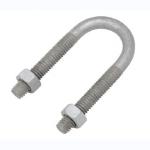 35KN Electric Power Fittings HDG U Bolt 80MM - 140MM