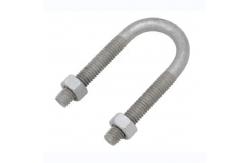 China 35KN Electric Power Fittings HDG U Bolt 80MM - 140MM supplier
