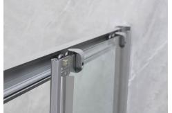 China Sliding Opening European Shower Enclosure With Alum Frame And 5/6mm Tempered Glass supplier