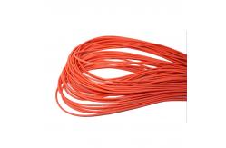 China Black Drawstring Cord 3mm Round Elastic Cord 100% Polyester supplier