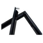 30 × 25 mm Black PVDF Aluminium Solar Panel Frame With Drilling / Bending for sale