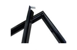 China 30 × 25 mm Black PVDF Aluminium Solar Panel Frame With Drilling / Bending supplier