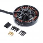 M8C10 EEE Brushless DC Motor With 80mm 16 Awg Black Silicone Cable