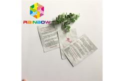 China Three Side Seal Custom Printed Stand Up Pouches Aluminum Foil Cosmetics Bag supplier