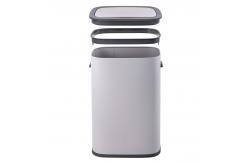 China 55L Rectangular Intelligent Induction Stainless Steel Induction Trash Can supplier