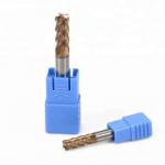 8X60mm Carbide 4 Flutes Coated CNC Milling Cutter Straight Shank Cutter for sale