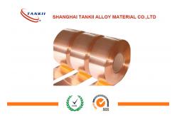 China 0.1 * 250mm Beryllium Copper Strip Cube2 Alloy Bright Surface For Switch supplier