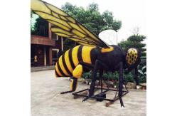 China Animatronic Life Size Bee Model , Simulation Insects Shape Customized supplier