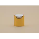 24 / 410 Aluminium Disc Top Cap Press Cap White Plastic Inside Easy Lock And Open for sale