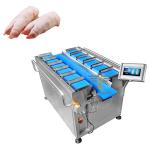 Automatic Belt Type Multihead Combination Weigher Check Weigher Machine For Pig'S Feet for sale
