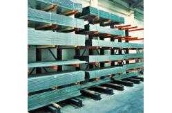 China Single Double Sided Cantilever Racking System For Steel / Wood Planks supplier