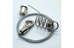 China Steel Part Acoustic Panels Lighting Hardware Fittings With Hook Cable Gripper supplier