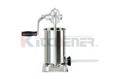 China Stainless Steel Manual Sausage Stuffer Commercial Filler Meat Maker Machine 15 Lb supplier