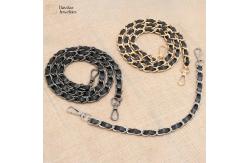China Diy Handbag Bag Purse Chain Strap , Metal Crossbody Chain With Buckle supplier