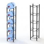 5 Tier Metal 5 Gallon Water Bottle Display Stand for sale