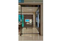 China Crystal Slats 4m Wide 3m High Clear Roller Shutters supplier