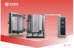 China Large Batch Plastic Vacuum Metallizing Machine High Reflection Thin Metal Film Deposition System supplier
