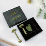 Customized Logo Premium Green Cardboard Lid Top Cover And Bottom Luxury Cosmetic Packaging Gift Box for sale