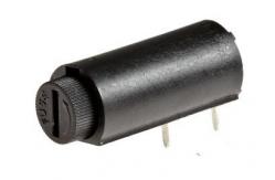 China Printed Circuit Board 5x20mm Cartridge Fuse Holder Thermoplastic Tubular Horizontal Mount supplier