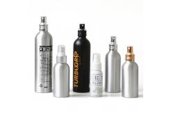 China Empty Aluminum Cosmetic Bottles , White Talcum Powder Bottles With Sifter supplier