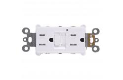 China Slim Design Safety GFCI Interrupter Socket Self Grounding 15A supplier