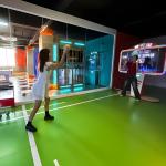Multiple People Play Against Each Other Team Building Game Vs Game Hitting Targets for sale