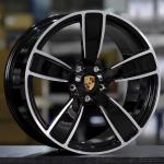 China Custom 20 Porsche Cayenne Sport Classic Design OEM Wheels Jet Black Metallic for sale