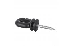 China Anti Impact Plastic Animal Screw In Ring Insulator supplier