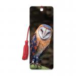 Custom Shape Flipped Animal Plastic 3D Lenticular Bookmark Non Toxic