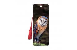 China Custom Shape Flipped Animal Plastic 3D Lenticular Bookmark Non Toxic supplier